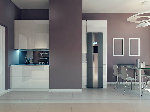 istock Bright kitchen furniture 492119810