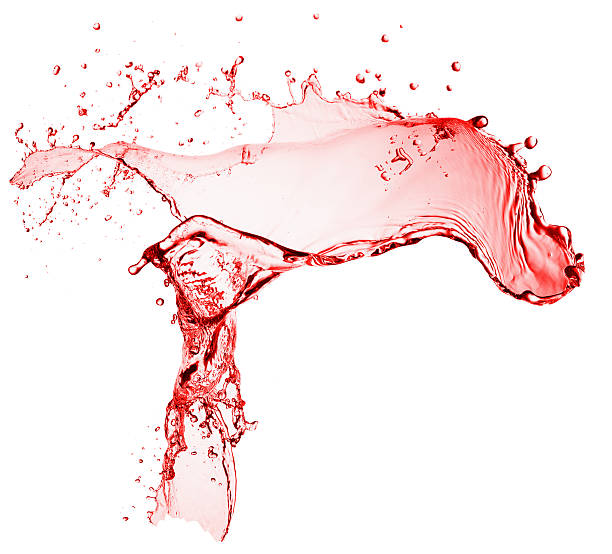 istock red wine splash, isolated on white background 492121700