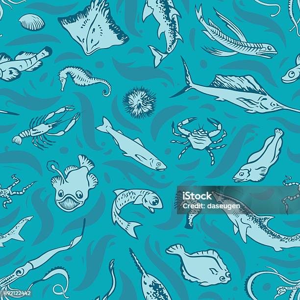 Fish Pattern Irl Fish Pattern Stock Illustration - Download Image Now - Illustration ...