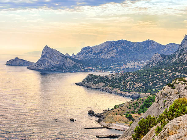 istock Seashore in cloudy weather, Crimea 492123870