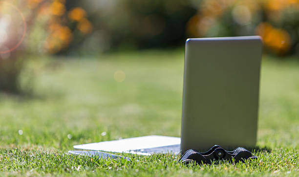 istock Laptop and Green Garden 492125414