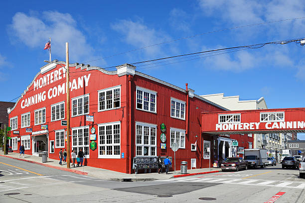 cannery row und monterey - monterey california monterey county cannery row stock-fotos und bilder