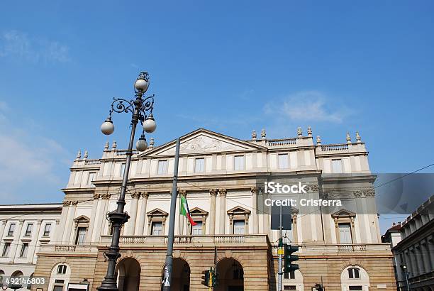 Teatro Alla Scala Milano - Fotografie stock e altre immagini di Architettura - Architettura, Arte, Cultura e Spettacolo, Composizione orizzontale