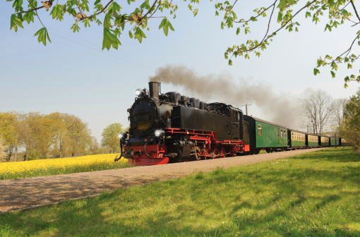 Historical train on island Rugen
