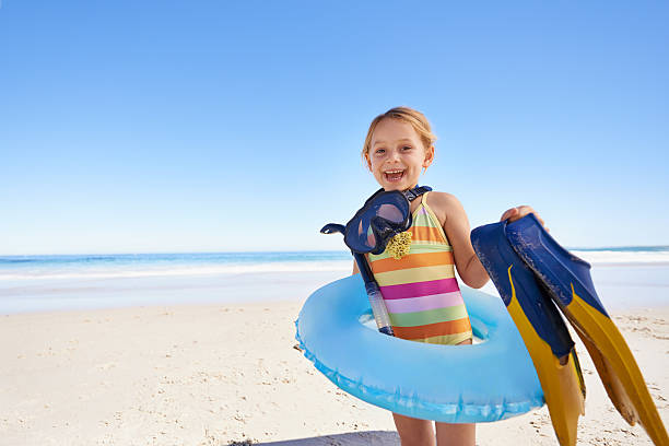 istock Can you help me get my flippers on? 492148325