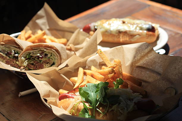 istock Hot dog and fries 492148374