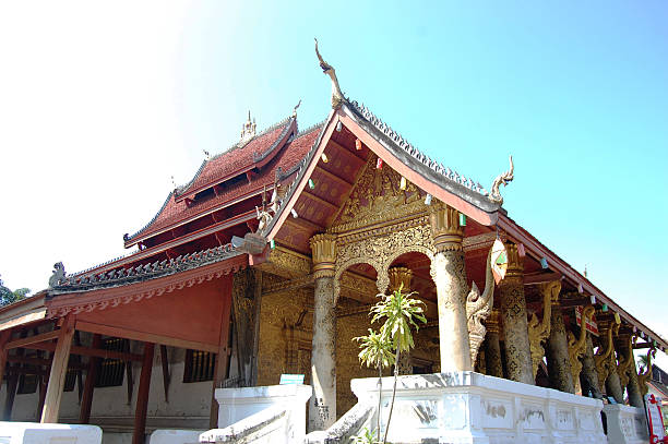 istock Sensoukharam Temple in Luang Prabang City at Loas 492148931