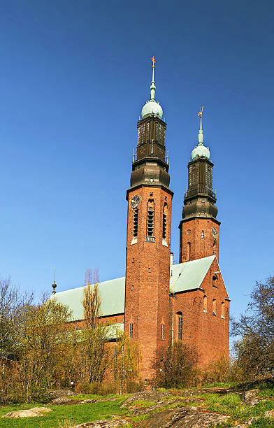 Hogalid Church, Stockholm Hogalid Church is the red brick church built in 1923 year in Romantic style, Stockholm, Sweden sodermalm photos stock pictures, royalty-free photos & images