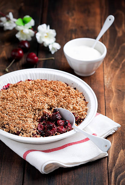 istock Berries, oat bran and flax seeds crumble 492150782