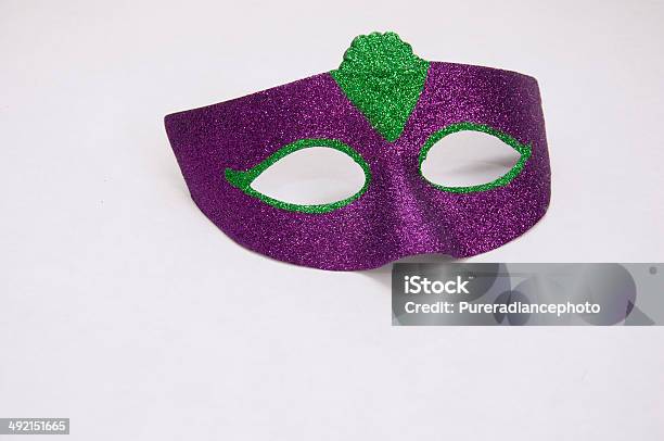 Single Mardi Gras Face Mask Stock Photo - Download Image Now - Bead, Bourbon Street - New Orleans, Celebration