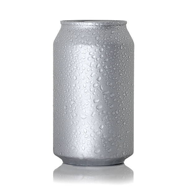 istock aluminum can with water drops  isolated on white 492152262