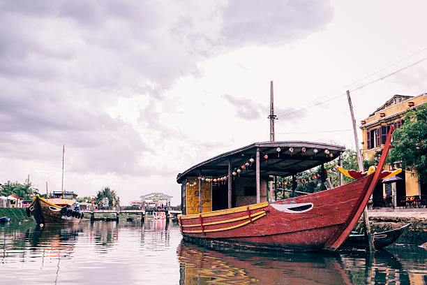 istock Boats in Hoi An, Vietnam 492153902