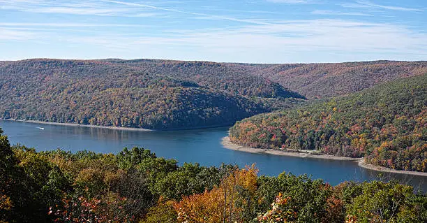 Photo of panorama of the Allegheny National Forest