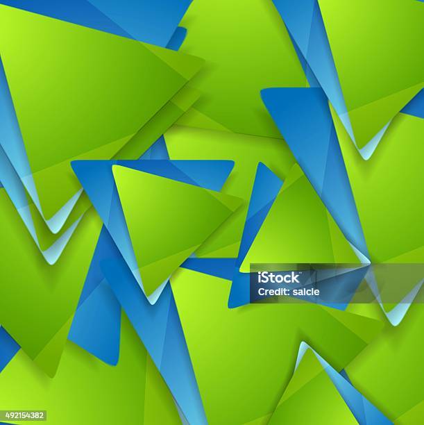 Tech Geometric Background Triangles Pattern Stock Illustration ...