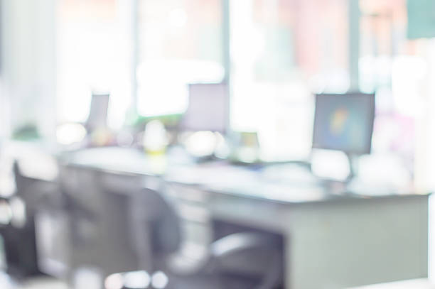istock Businessmen  blur in the workplace. 492156870