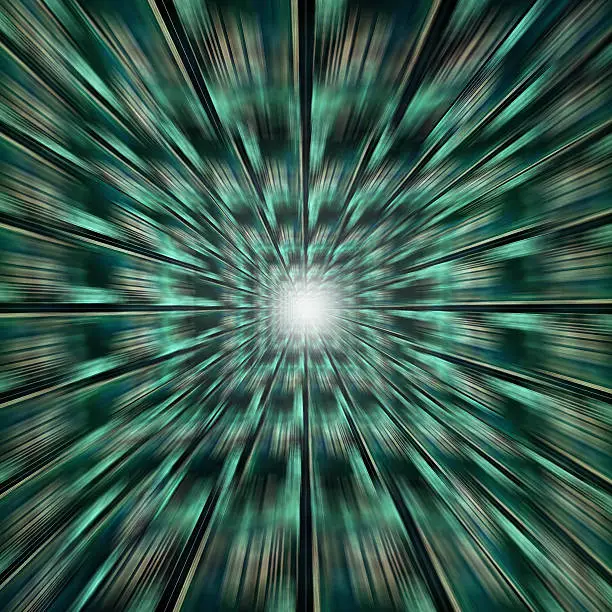 Abstract zoom effect visual art