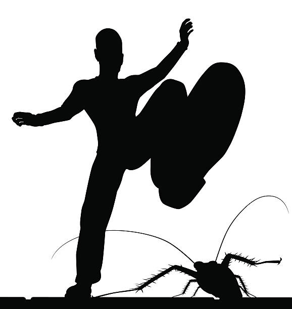 Bug control vector art illustration