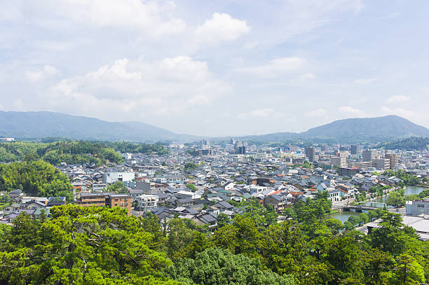 Matsue - Capital of Shimane Prefecture, Japan. stock photo
