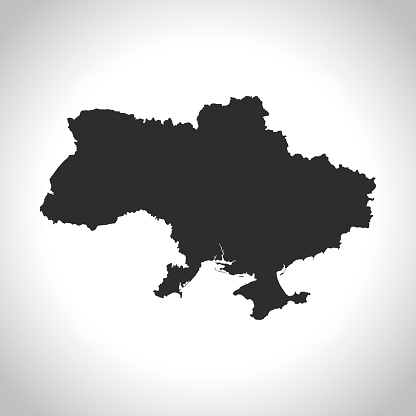 vector map of the Ukraine.