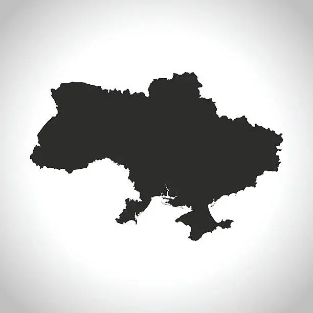 Vector illustration of Ukraine Map