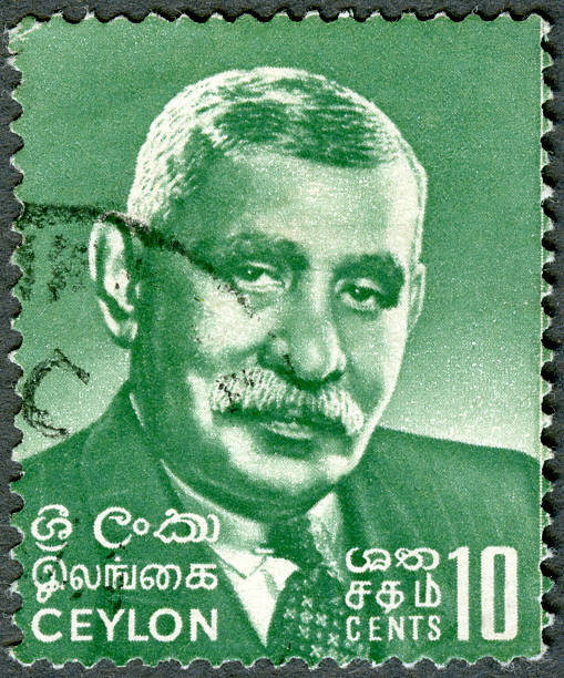 istock Postage stamp Ceylon 1968 shows Senanayake 1884-1952 492194907