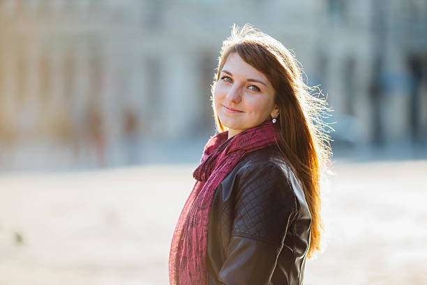 istock Girl enjoying her time outside in park with sunset 492195548
