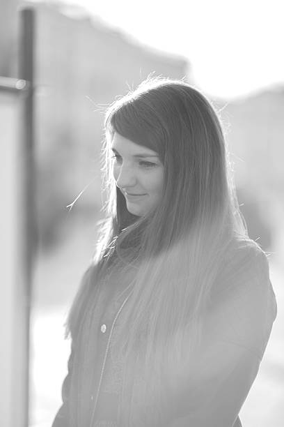 istock Girl enjoying her time outside in park with sunset 492195566