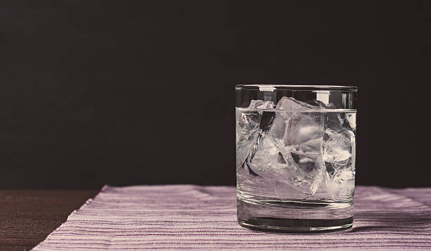 istock Glass of vodka on the rocks 492195652