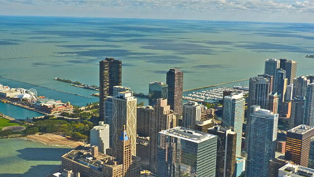 istock Chicago -Skyline vu du John Hancock building, architecture 492198672