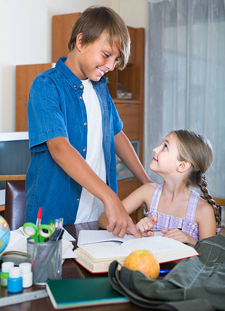 istock Portrait of children with textbooks and notes 492198770