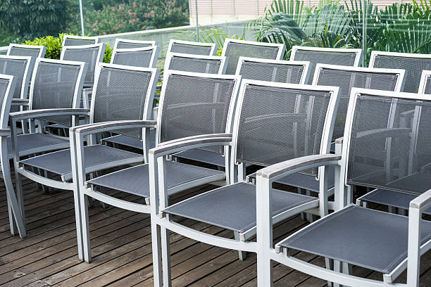 istock chairs, made of metal and nylon 492198852