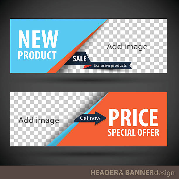 Banner template vector art illustration