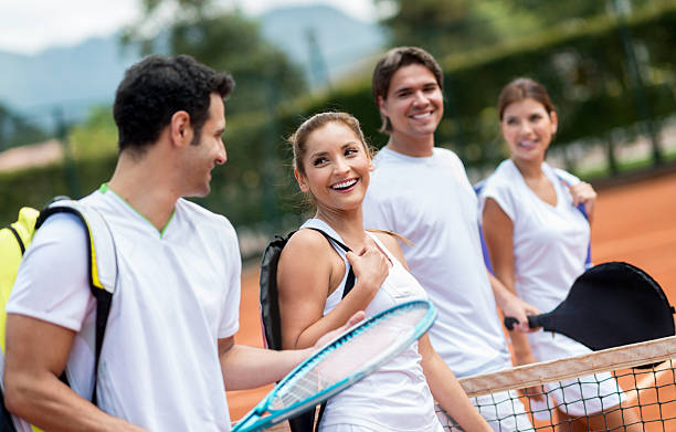 Group of tennis players