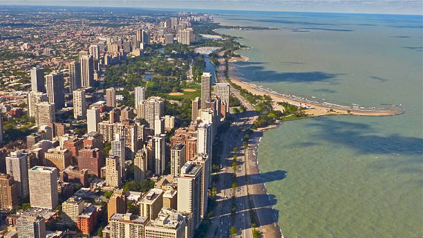 istock Chicago -Skyline vu du John Hancock building, architecture 492199812