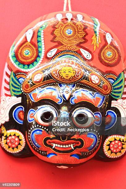 Foto de Masken Von Göttern No Nepal e mais fotos de stock de Bhaktapur - Bhaktapur, Caveira - Símbolo de Advertência, Crânio