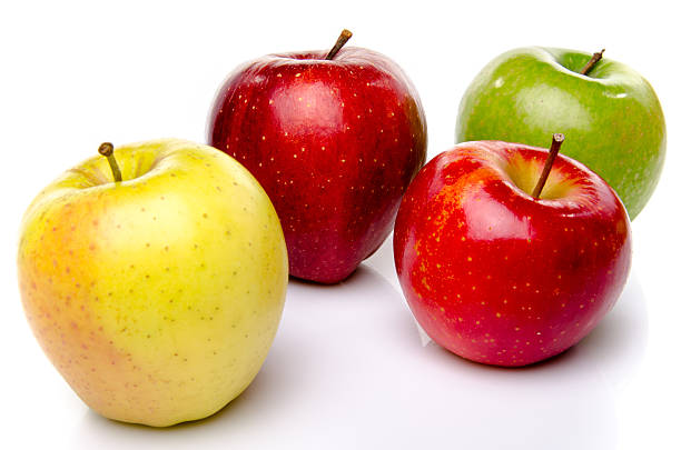 istock Red, green and yellow apples 492202515