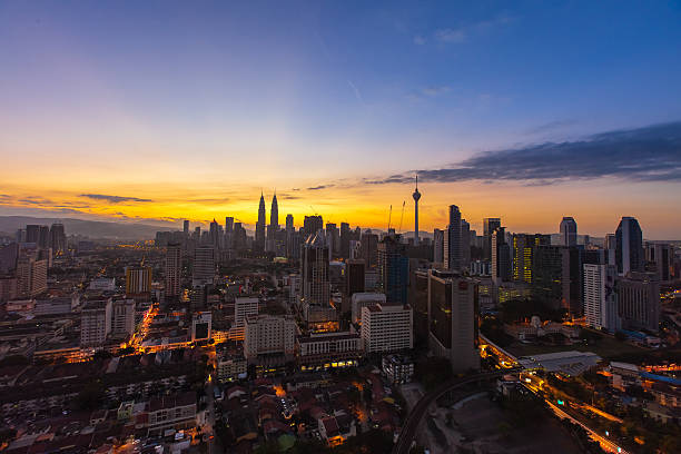 istock Kuala Lumpur skyline during golden hour 492217322