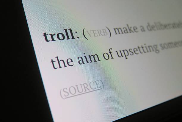 Troll Dictionary Definition Stock Photo - Download Image Now - 2015, Anger,  Dictionary - iStock