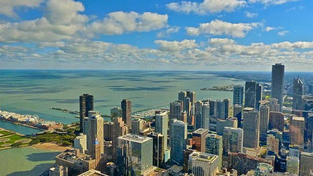 istock Chicago -Skyline vu du John Hancock building, architecture 492217580