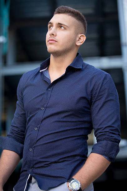 istock Male model portrait 492217646