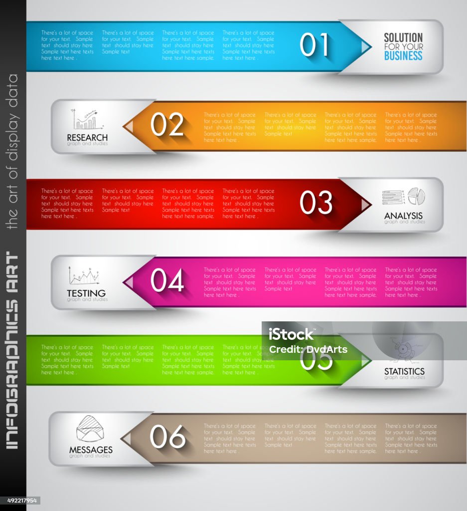 Clean Infographic Layout Template For Data And Information Analysis ...