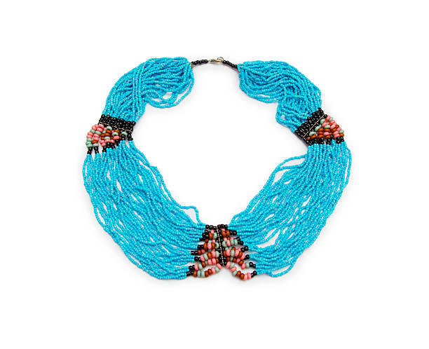 istock Necklace isolated on the white 492219176