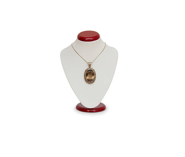 istock Necklace isolated on the white 492219246