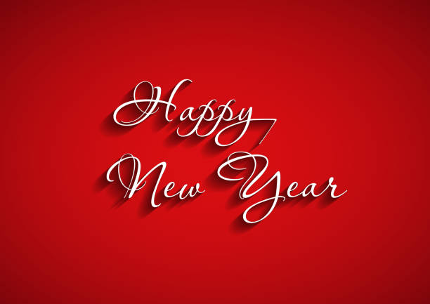 istock Beautiful elegant text design of happy new year 492219748