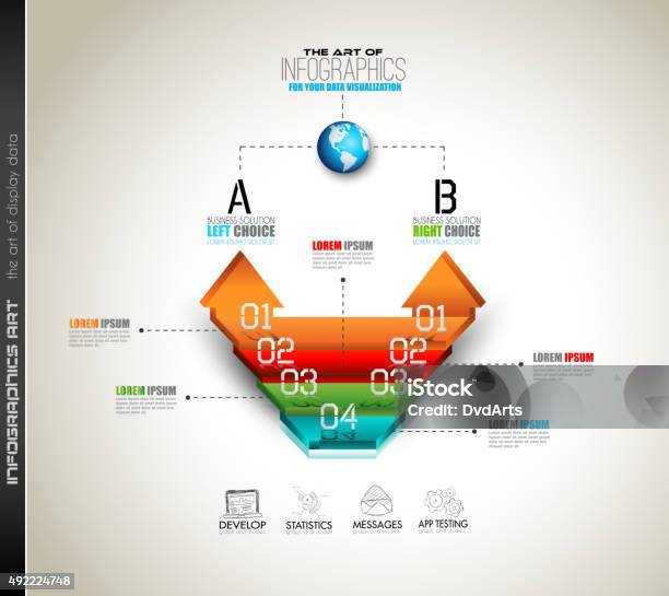 Clean Infographic Layout Template For Data And Information Analysis ...