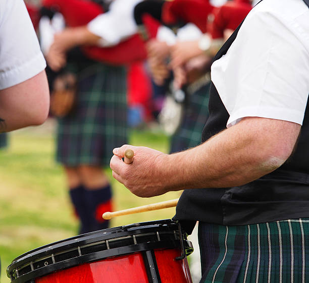 istock Drummer in a Scottish Pipe Band 492226132