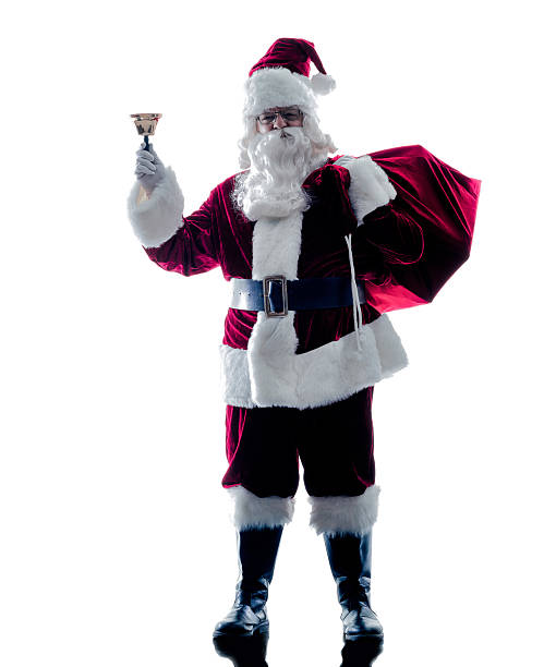 istock santa claus silhouette isolated 492226814