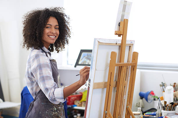 istock Bringing her creativity to life 492228460