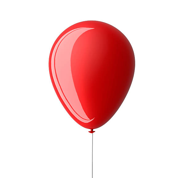 istock red balloon isolated on white with clipping path 492228754