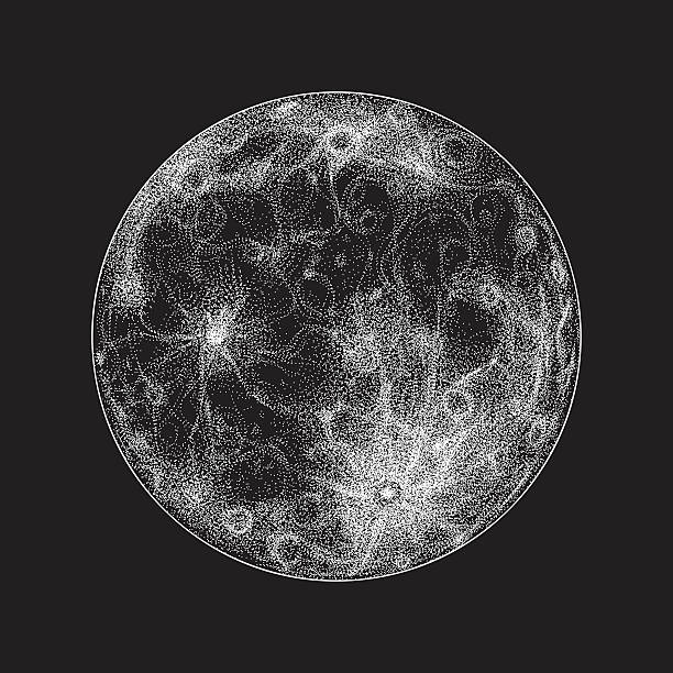 満月イラストレーション - 満月点のイラスト素材／クリップアート素材／マンガ素材／アイコン素材
